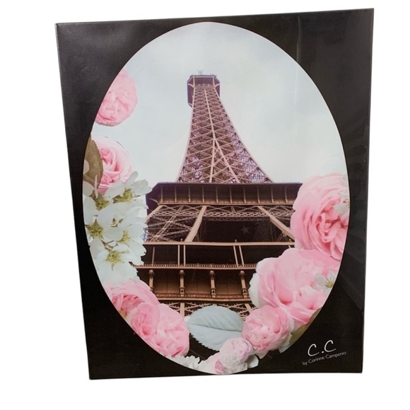 Decorative Canvas Wall Art Eiffel Tower Floral Home Bedroom Parisian - Picture 3 of 14